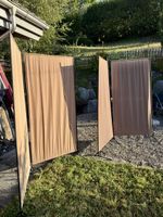 Paravent beige Vidaxl 2x 2teilig Aussenzimmer guter Zustand
