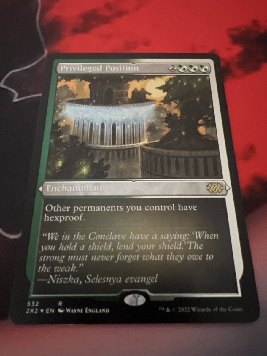 Magic The Gathering Sammelbilder & Trading cards: Magic the Gathering, Privileged Position, NM – Gebraucht aus St. Gallen von lob_bkw9