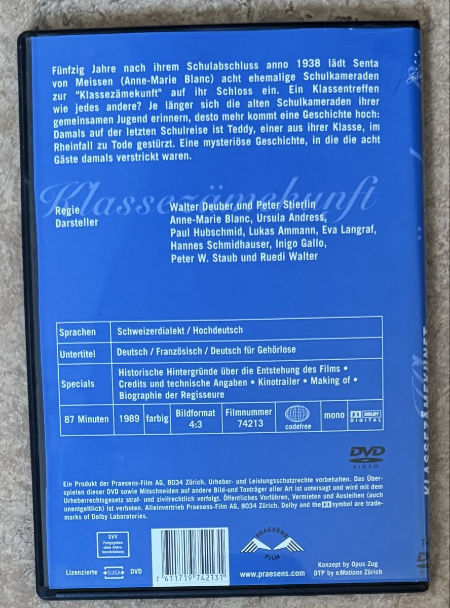Alle DVDs: Klassenzämekunft  – Neu (gemäss Beschreibung) aus Dietikon von AndreaSch01 1