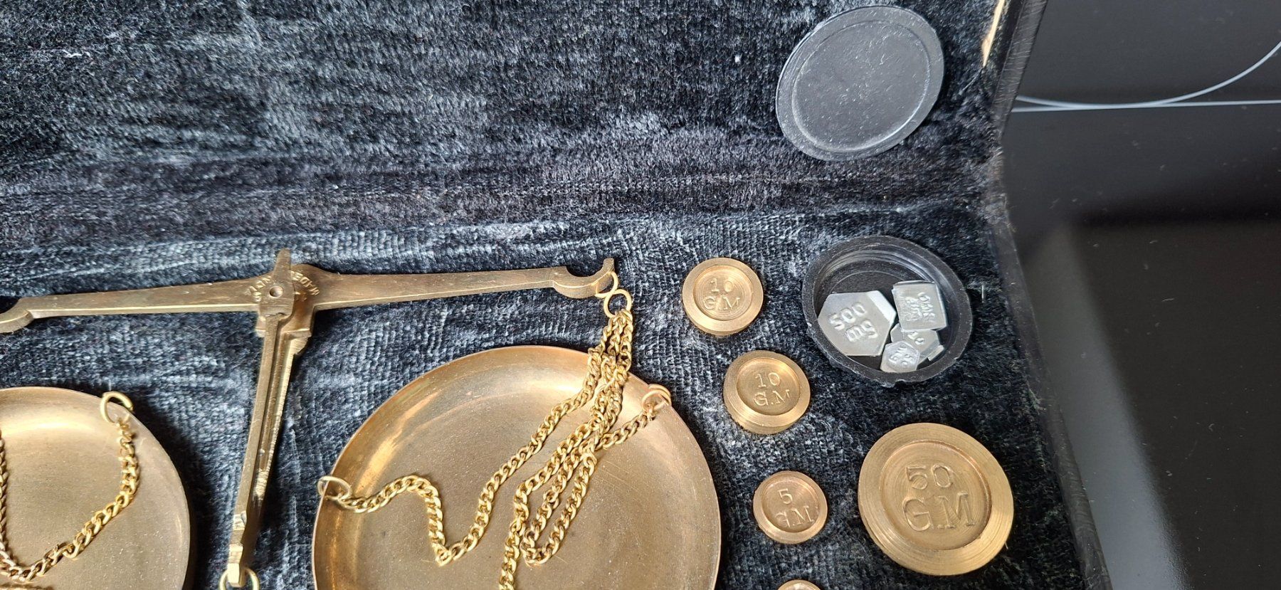 Bilance e pesi: Goldwaage in Box – Usato da Möhlin venduto da teddybaer8 2