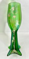 Jugendstil Vase, grün-irisierend, Carl Stölzle ~1900, gut. Z