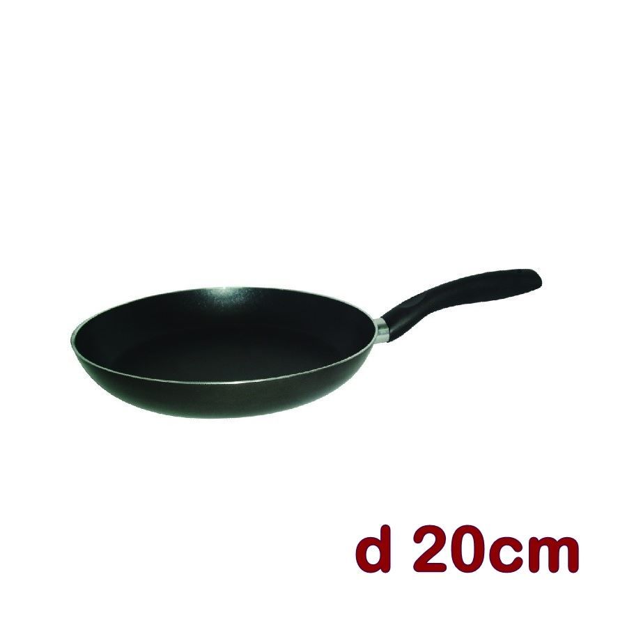 Padelle: Alu Bratpfanne mit Bakelitstiel D = 20cm – Nuovo e nell'imballaggio originale da Wettingen venduto da kochshop