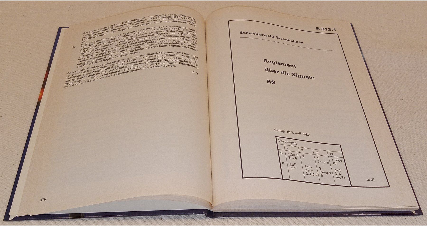 Libri: SIGNALBUCH DER SCHWEIZERISCHEN BUNDESBAHNEN SBB  1982 – Usato da Hätzingen venduto da memory-lane 1