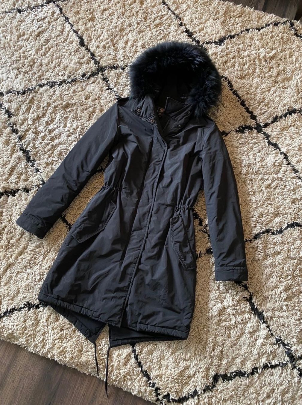 Woolrich Cappotti: Original Woolrich Übergangsmantel Black – Usato da Buchs ZH venduto da crazyhandbaggirl123 3