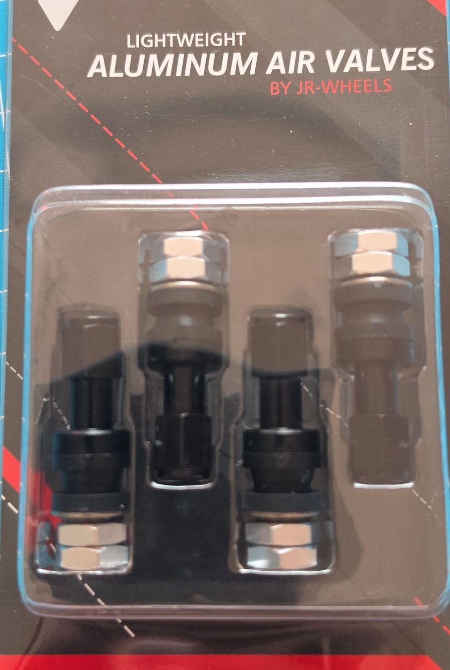 Tutti pezzi di ricambio auto: Leichte Aluminium Luftventile JR-Wheels 4er Pack Neu – Nuovo e nell'imballaggio originale da Kleinandelfingen venduto da sdms