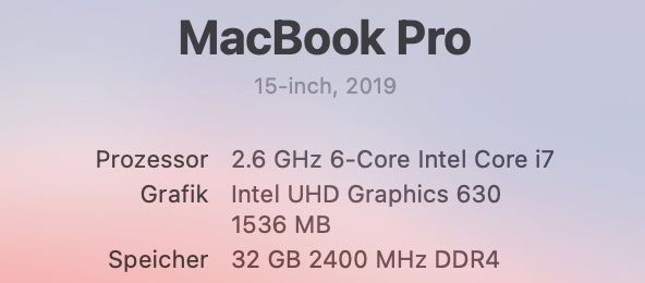 Apple Notebook: MacBook Pro 15 Zoll (2019) – Usato da Amriswil venduto da Calvin_1969 1