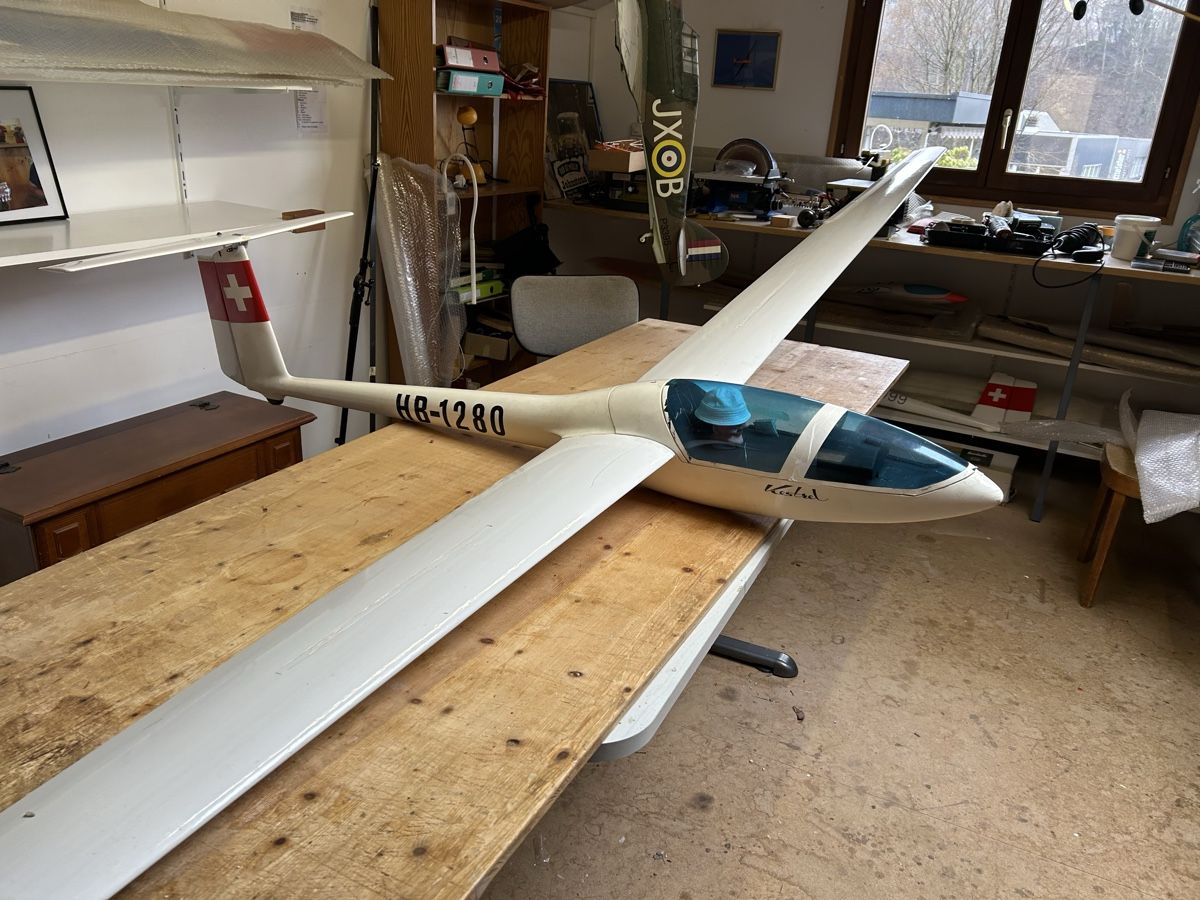Modellismo RC: KESTREL planeur RC 4,25m – Usato da Court venduto da Msoltermann 2