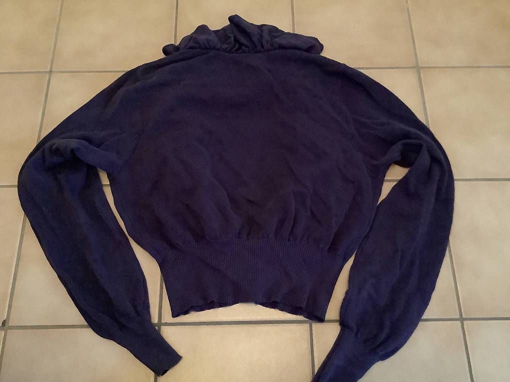 Benetton Bolero: Boléro violet Benetton gr. S – Usato da Icogne venduto da Juka 4