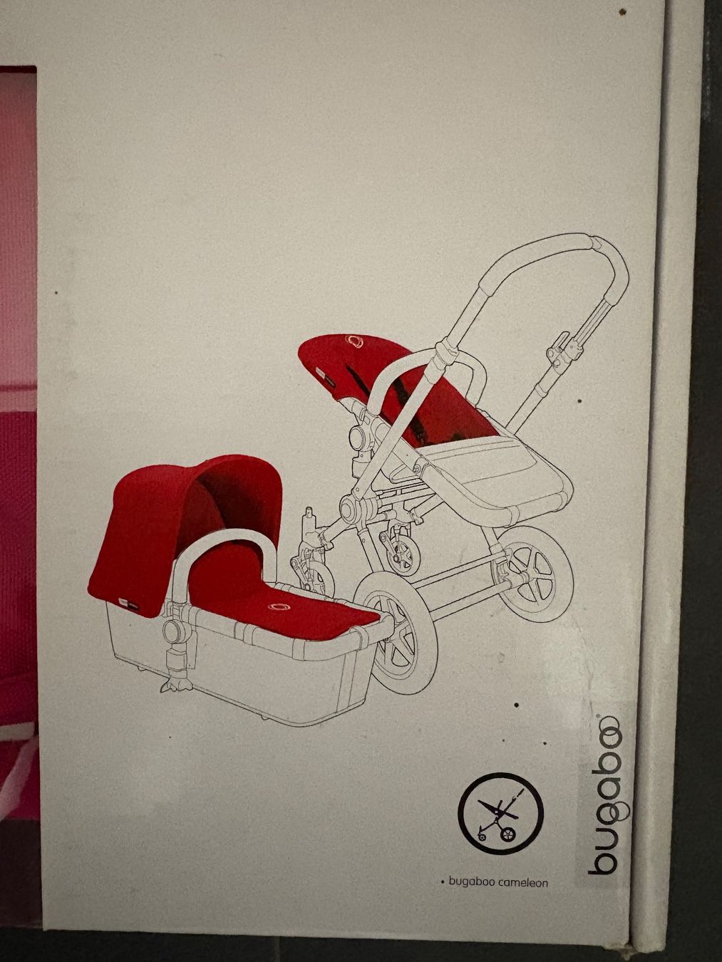 Bugaboo Carrozzine: Bugaboo Cameleon (Babydach), Pink – Usato da Basel venduto da SAF 2