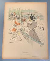 Toulouse-Lautrec Henri de Lithographie 1896 aus Le Rire