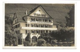 Weggis (LU) Hotel Schweizerhof - echts Foto-AK - 1927
