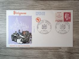 TR47 Enveloppe + Timbre France 1970