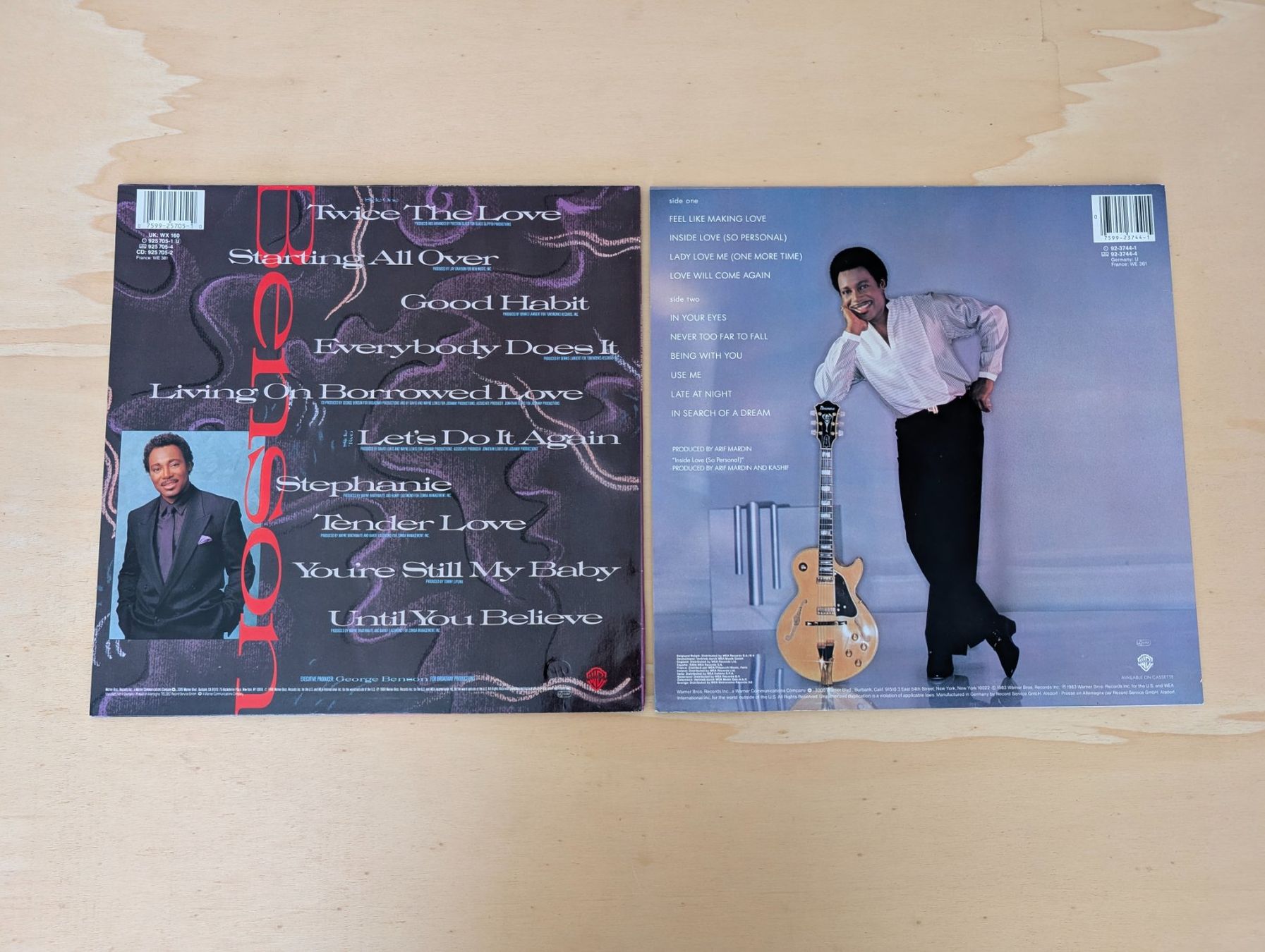 Dischi in vinile: 2 x George Benson EU 83 & 88   OIS – Usato da Ebikon venduto da kisuM 1