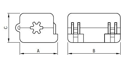 Componenti elettronici: Klapp-Ferrit  SFC-10   149Ohm @ 25MHz – Nuovo e nell'imballaggio originale da Nussbaumen AG venduto da Muerik 2