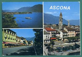 Ascona, 3 Ansichten, 1980, gelaufen Grossformat