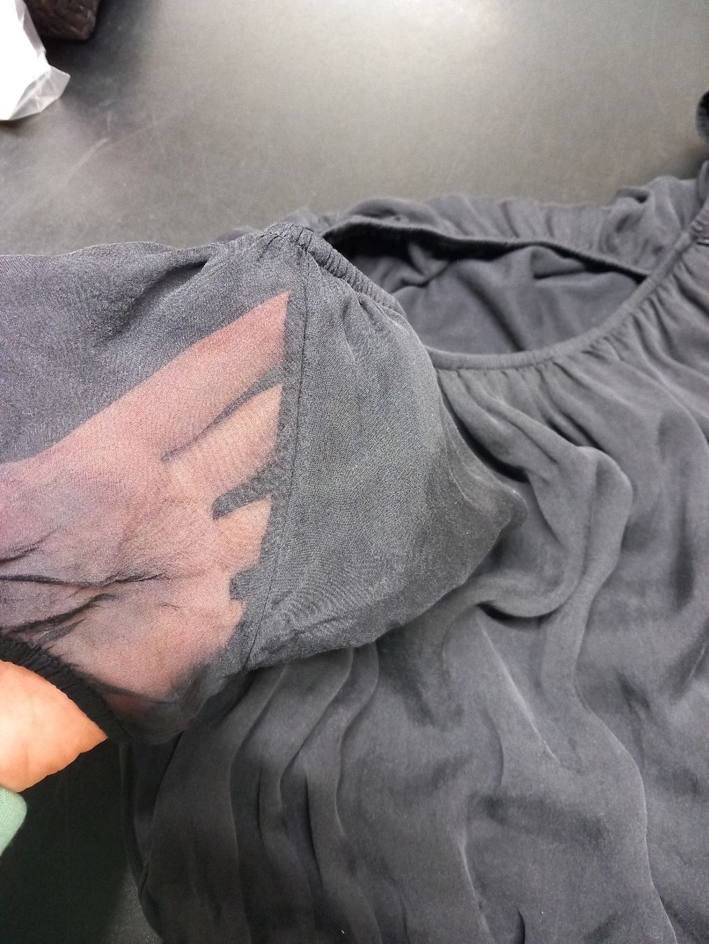 Hallhuber Vestiti: Seidenkleid Hallhuber Gr.36 schwarz – Usato da Gwatt (Thun) venduto da umwelt-brocki 4