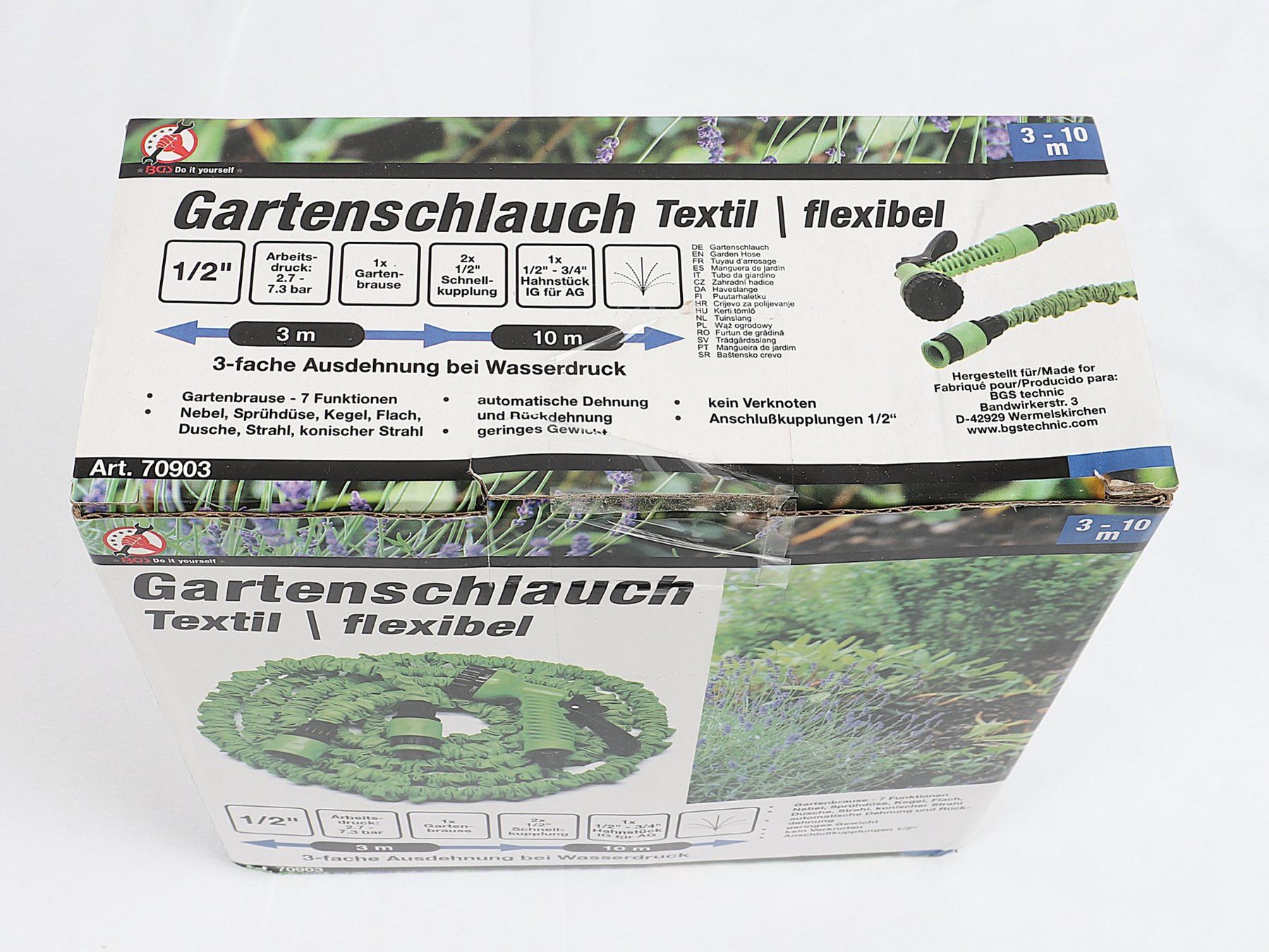 Rohre & Schläuche: Gartenschlauch Textil/flexibel – Neu (gemäss Beschreibung) aus Steinen von Restwert_Steinen 8