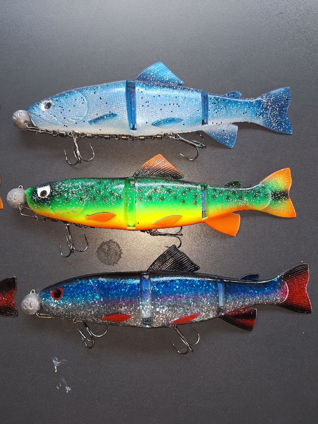 Esche: 6 Fladen Gummifische ca 20 + 25cm – Usato da Oensingen venduto da Adrian5224 1