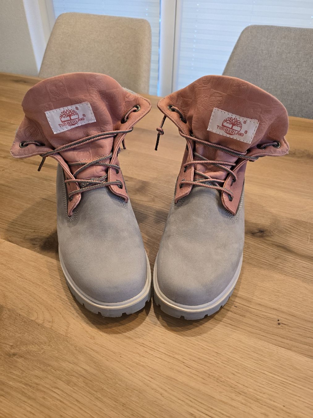 Timberland Scarpe da donna: Timberland Damenschuh, Grau/Rosa, Gr. 38 – Nuovo (secondo la descrizione) da Adliswil venduto da Suma8784 2