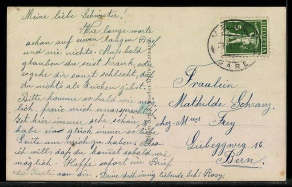 Cartes postales: AK Vevey, Coucher de Soleil – D'occasion à Berlin par bartko-reher 1