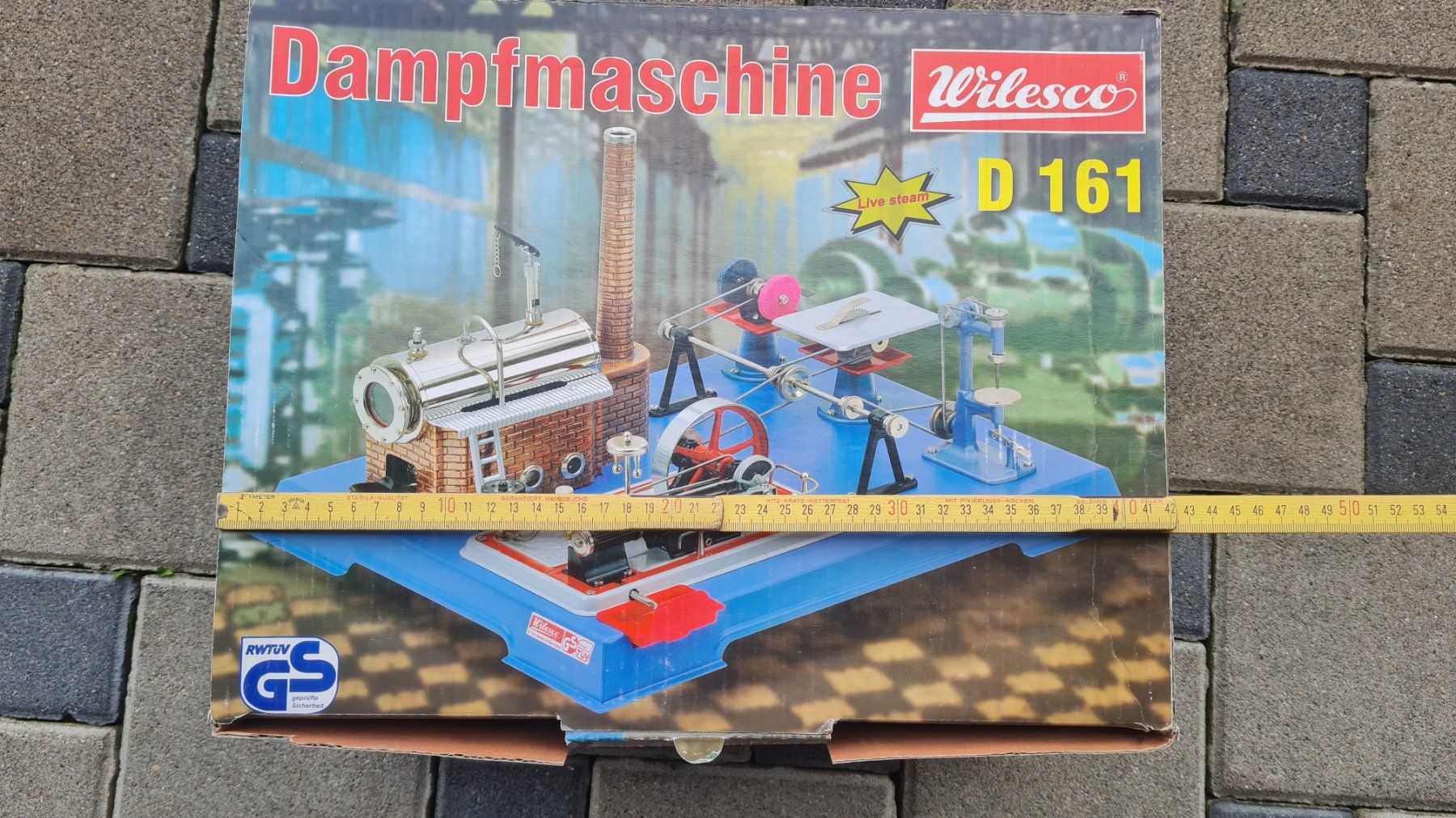 Wilesco Kit di modellismo & Modellini statici: Originalkarton / Dampfmaschine / Wilesco D 161 – Usato da Safenwil venduto da Husqi2000 7