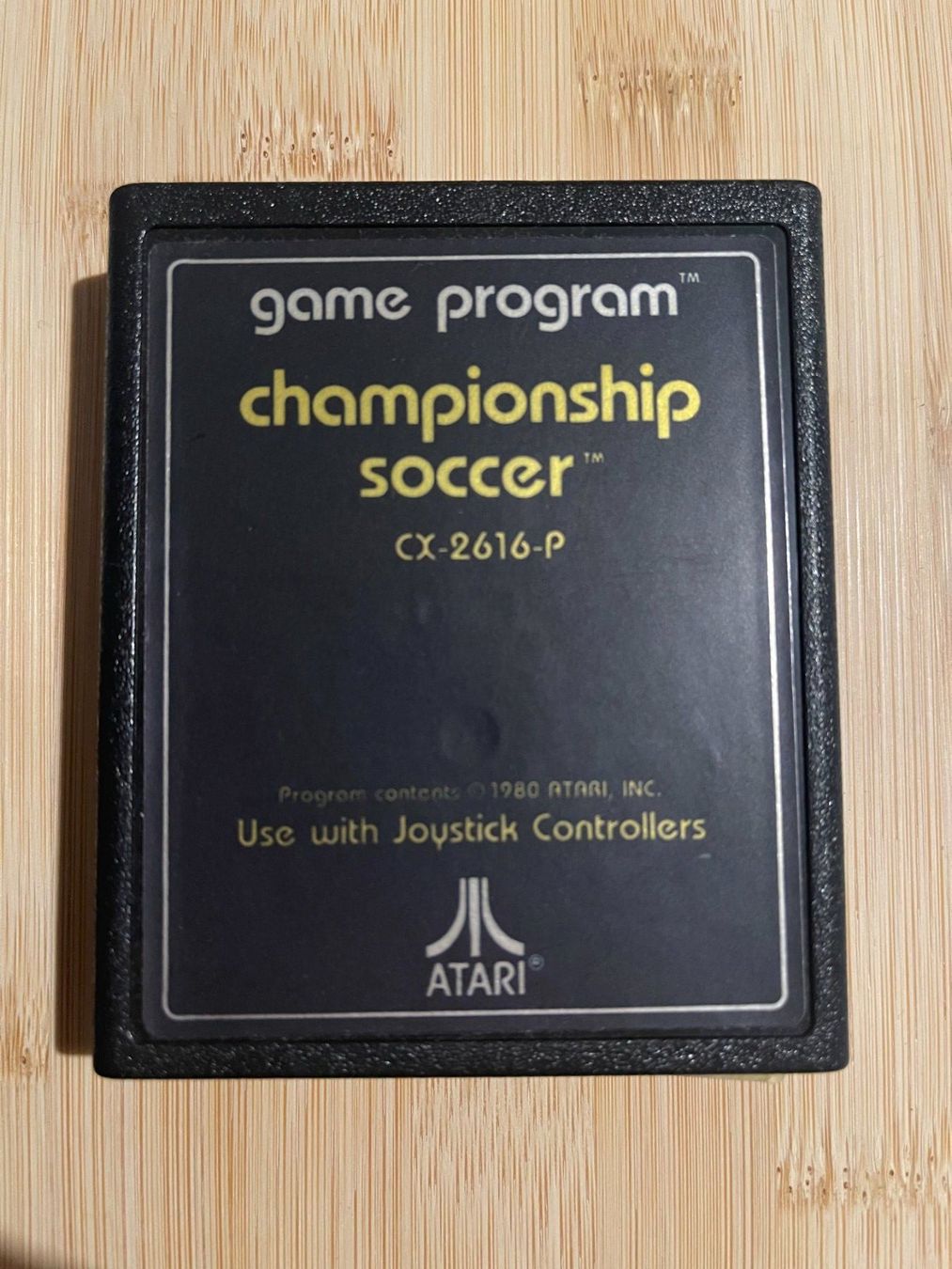 Atari Giochi: Atari 2600 Spiel - Game Program - Championship Soccer – Usato da Zuerich venduto da Dorsi
