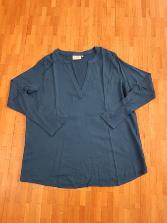 Blouse femme KAFFE bleu canard T40 neuf