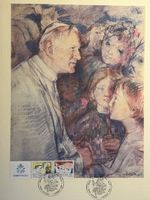 ♗ VATIKAN Papst Johannes Paul II 🕊️ PACE 1986 Briefmarken✔️
