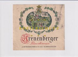 Etikette für Wein - Arenenberger Beerliwein /bd