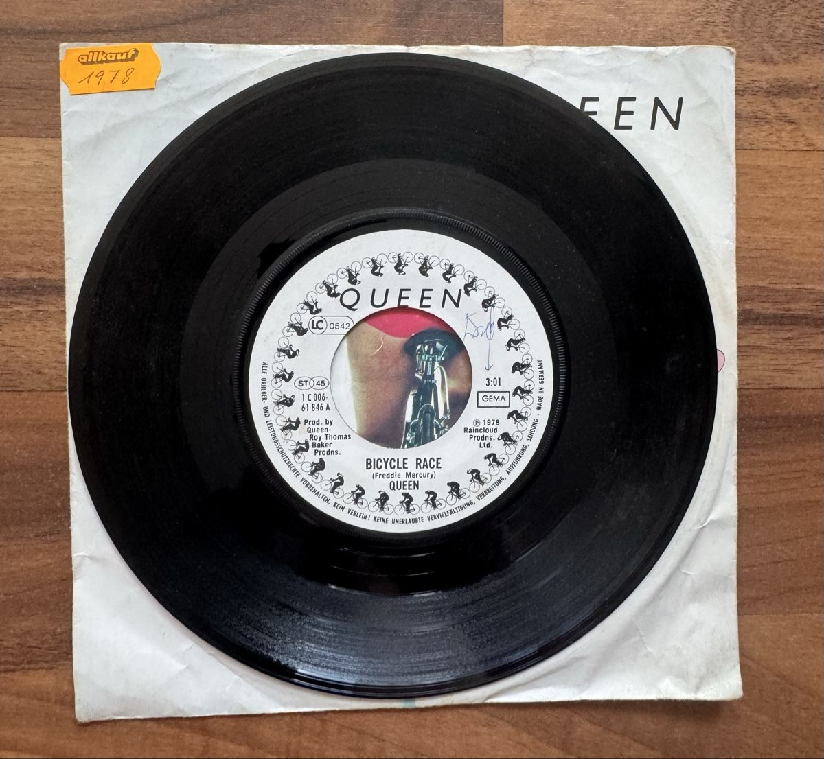Schallplatten: Queen - Bicacle Race - 7" Single - 70s – Gebraucht aus Rorbas von BlackstarRecords 2