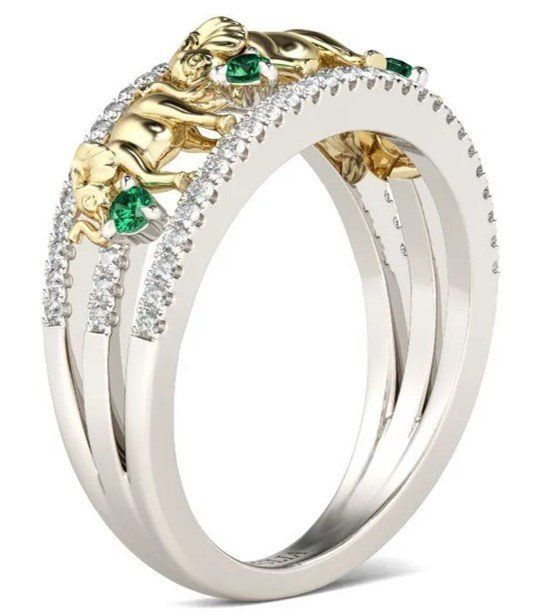 Anelli: Ring 819 oder 820– Elefant – Grösse 8 oder 10 – Nuovo e nell'imballaggio originale da Goldiwil (Thun) venduto da han_v5b7 1