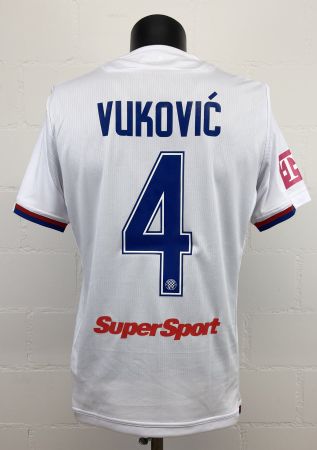 HNK Hajduk Split 2021/22 – Josip Vuković #4 Matchworn Trikot