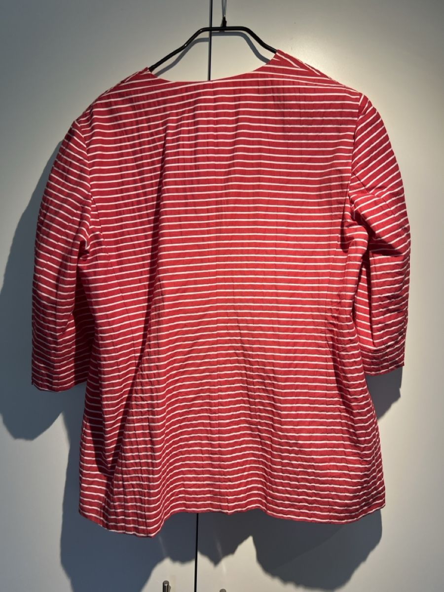 Ulla Popken Jacken: Ulla Popken Bluse,Gr. 46/48, rot/weiss gestreift – Neu (gemäss Beschreibung) aus Wallisellen von sarinavs 4