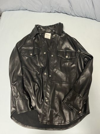 Kunstlederjacke