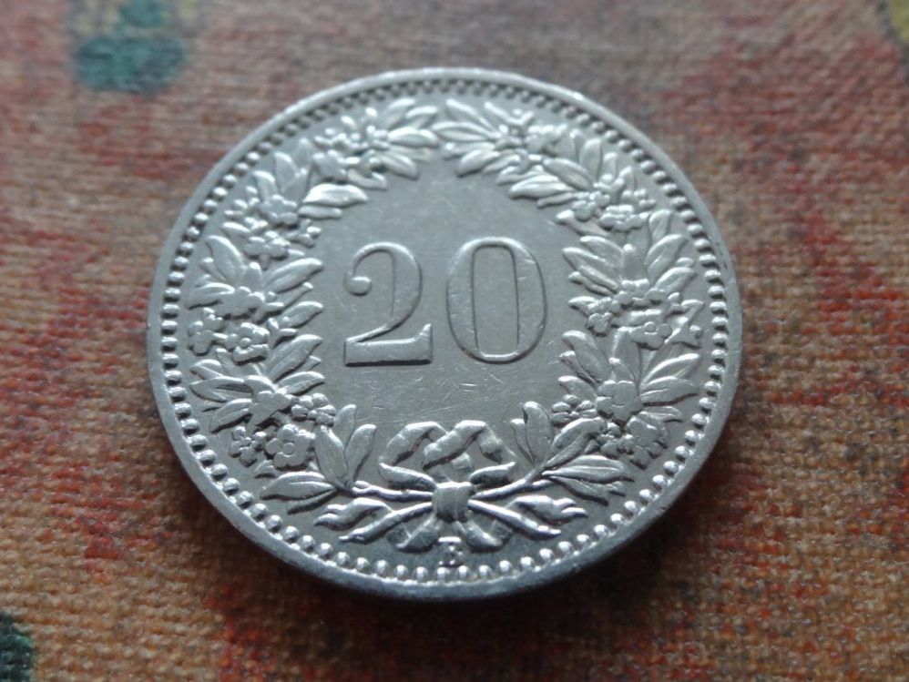 Tutti le monete: 20 Rp. 1913 – Usato da Romanel-sur-Lausanne venduto da Swift13 1