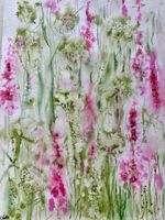 Aquarell Blumenwiese, Sommerfeeling für Ihr Zuhause!