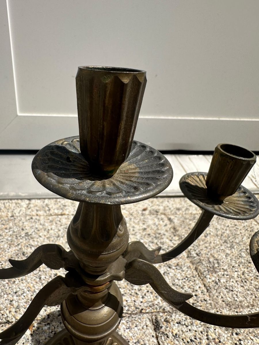 Bougeoirs: Kerzenständer Messing 5 Arme – D'occasion à Laufen par belleskulptur 2
