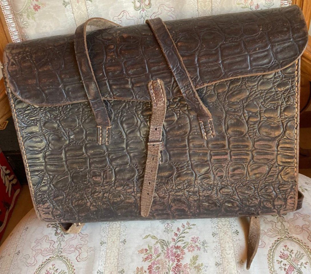 Borse: Vintage Ledertornister – Usato da Krauchthal venduto da mago371 1