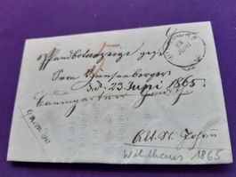 Superbrieflein nach ALT ST.JOHANN 1865