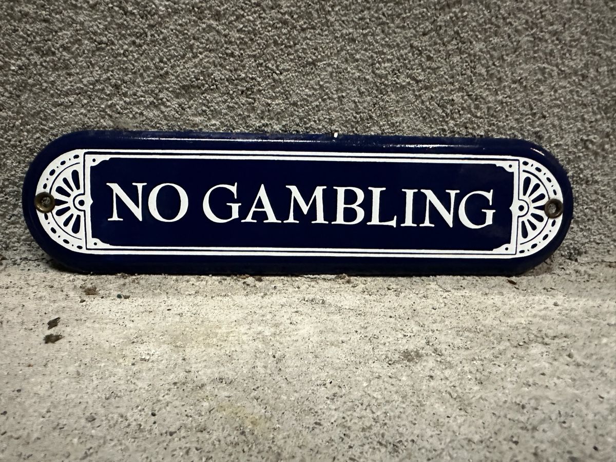 Insegne: No gambling keine spiele – Nuovo (secondo la descrizione) da Reinach AG venduto da rares75