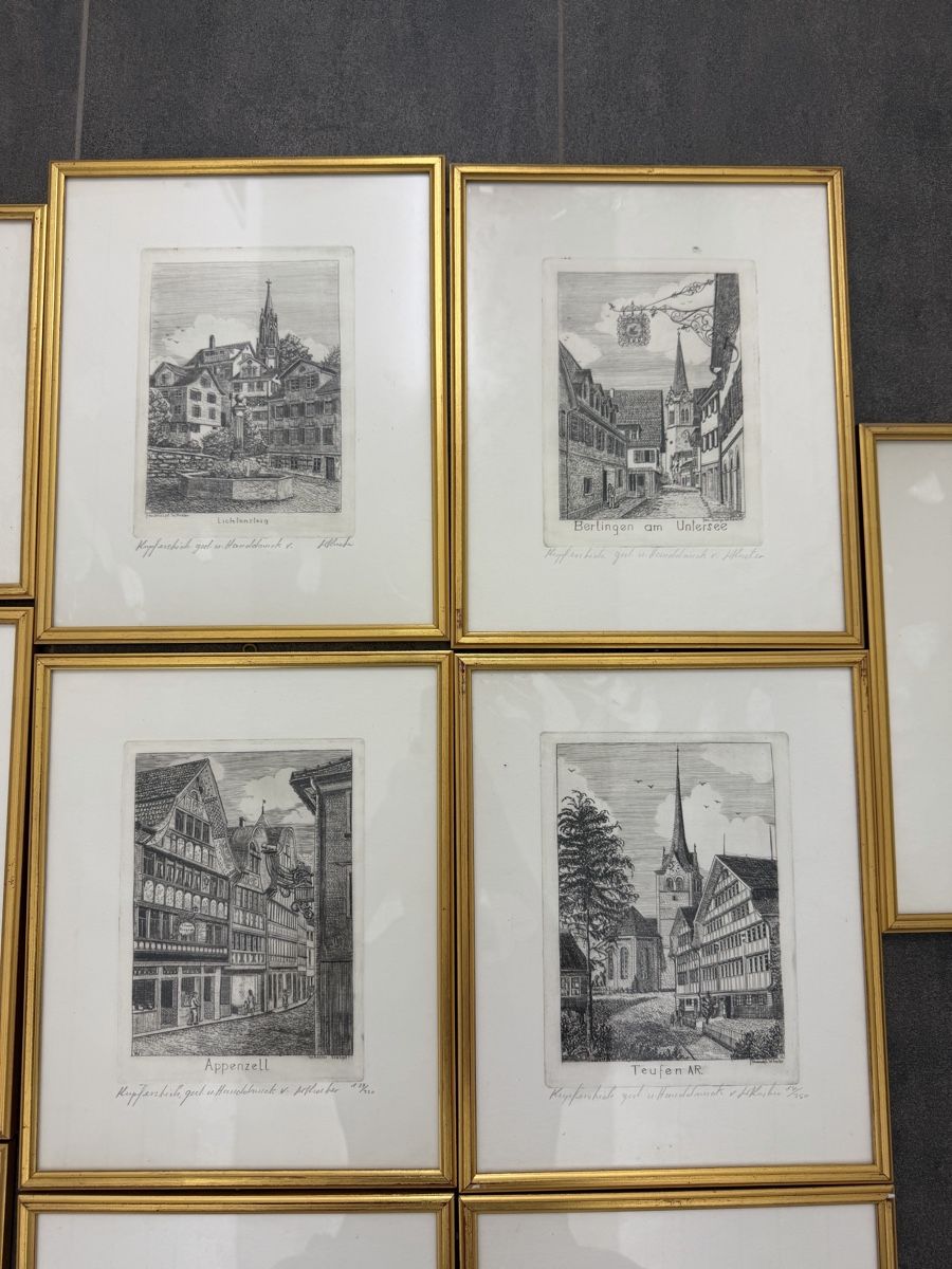 Gravures: Ab 1.- Sammlung  Kuster Kupferstiche – D'occasion à Horn par HanSolo. 3