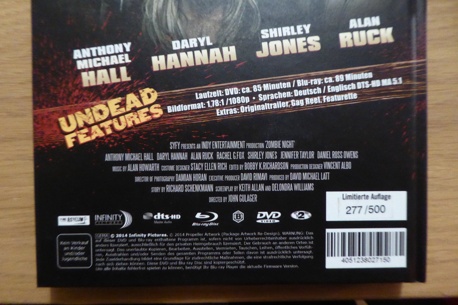 Tutti i DVDs: Mediabook Zombie Night – Usato da Allschwil venduto da Summelsarium 3