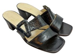 Mules Concetta Pane cuir noir. Pointure 40