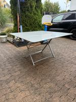 Gartentisch aus Metall 128 x 128