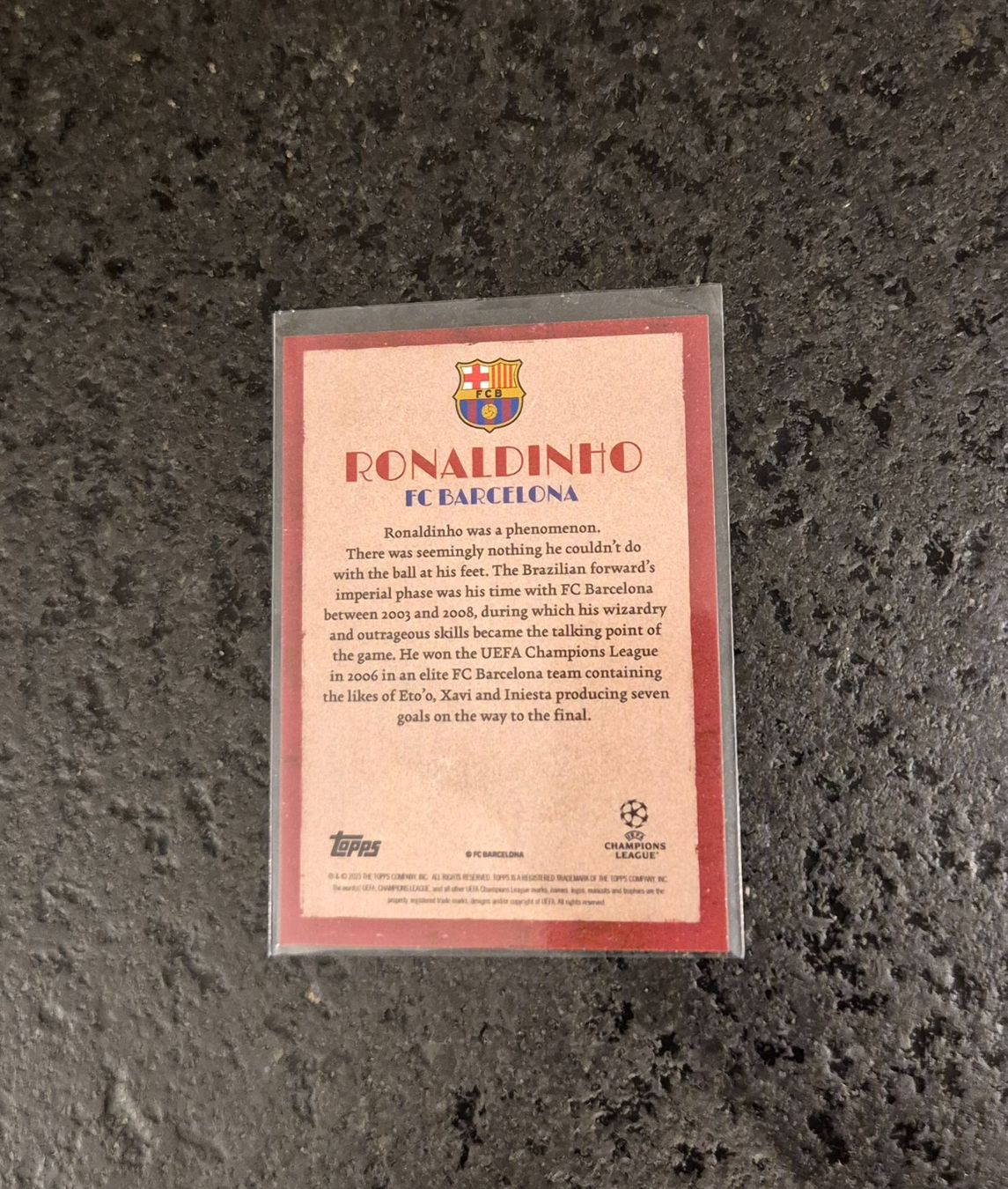 Topps Carte collezionabili: Ronaldinho - Barcelona - Topps – Nuovo (secondo la descrizione) da Burg AG venduto da Danoe 1
