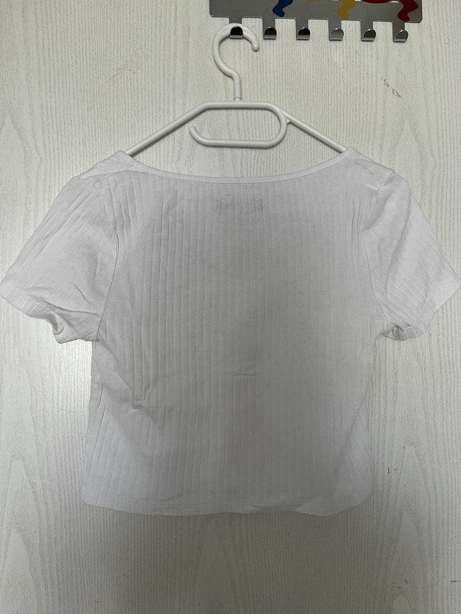 T-shirts: Cropshirt weiss – D'occasion à Bern par zauberschachteli 1