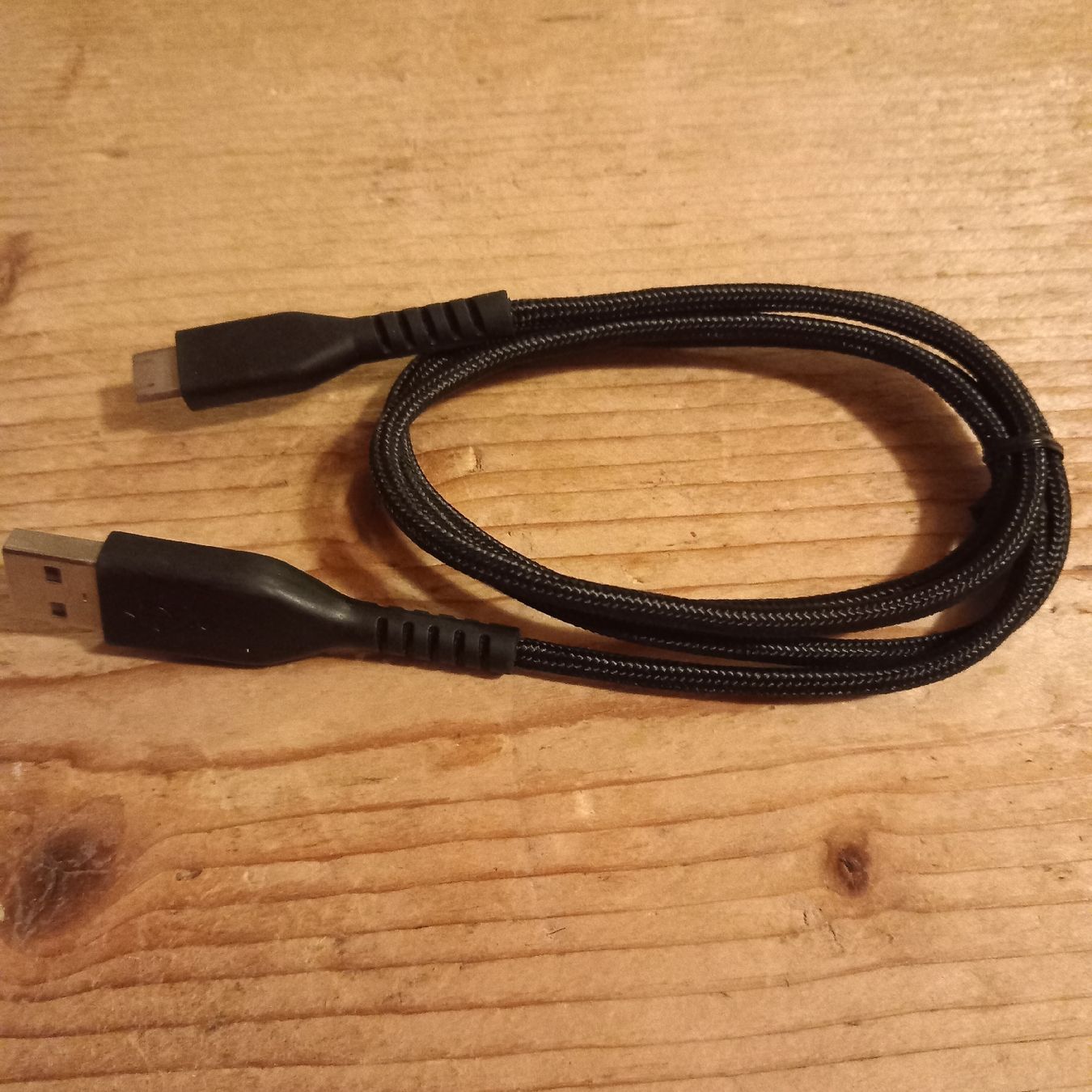 Kabel: USB-C Kabel, Stoffummantelt - Robust und Neuwertig – Neu und originalverpackt aus Ebnat-Kappel von blazzi 2
