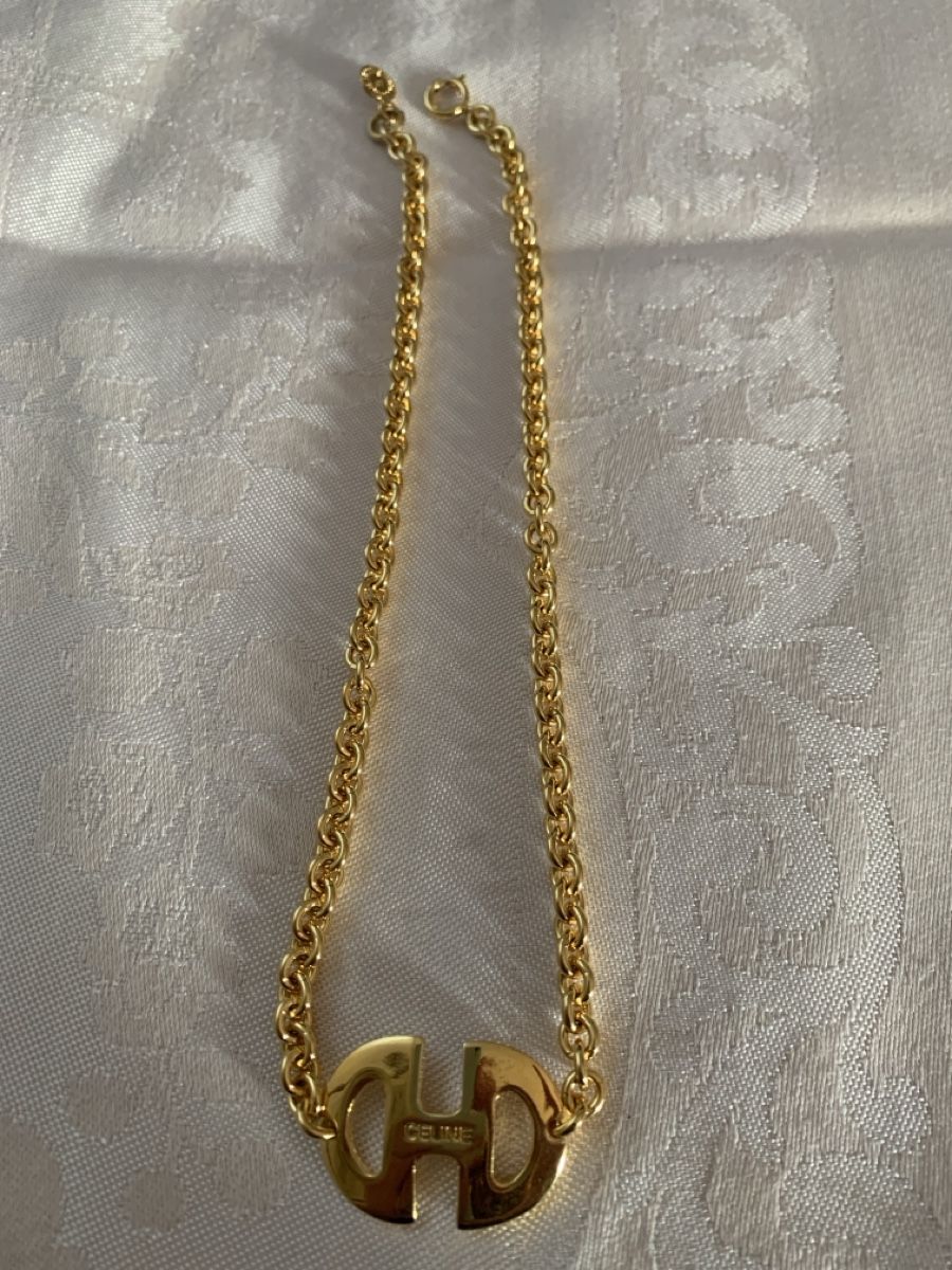 Celine Catenine: Vintage Celine necklace – Usato da Geneve venduto da Fashionpassion6 1