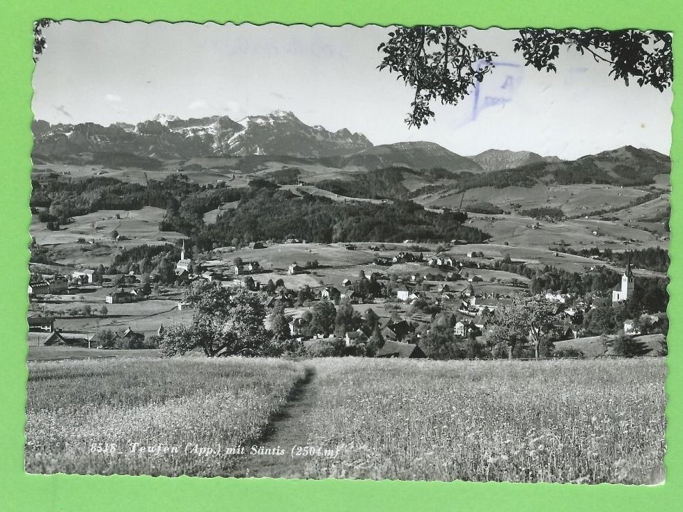 Cartoline postali: Teufen mit Säntis – Usato da Zürich venduto da t24_de