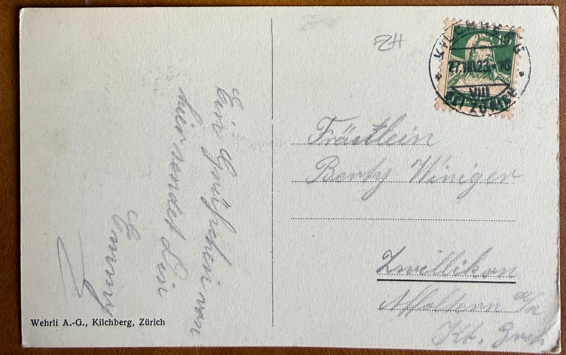 Cartoline postali: Kilchberg - Requiem 1923 – Usato da Lutry venduto da Ediego 1